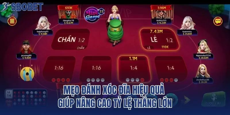 mẹo đánh xóc đĩa